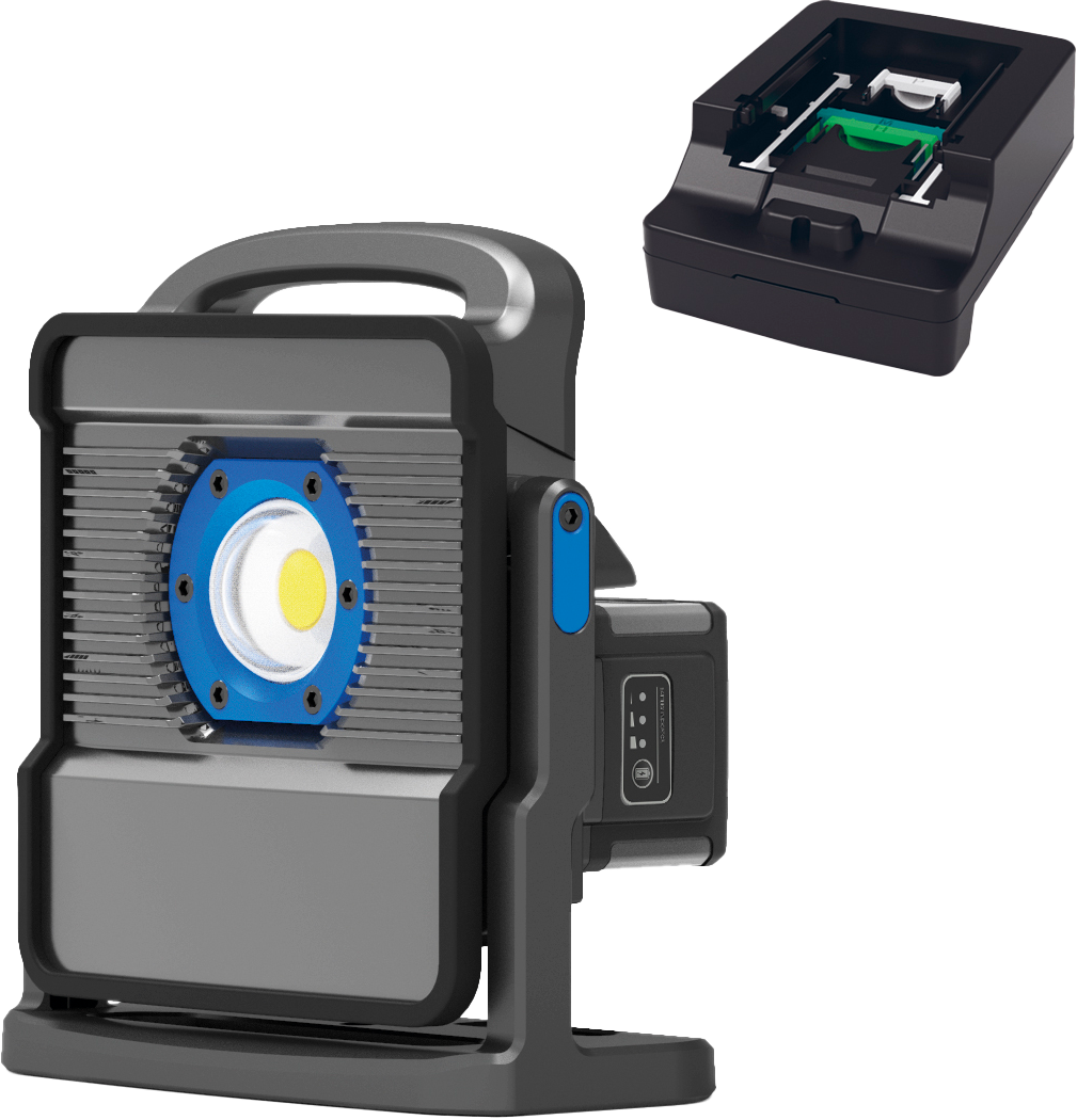 2273547 BLUE ELECTRIC ARBEJDSLAMPE 40W