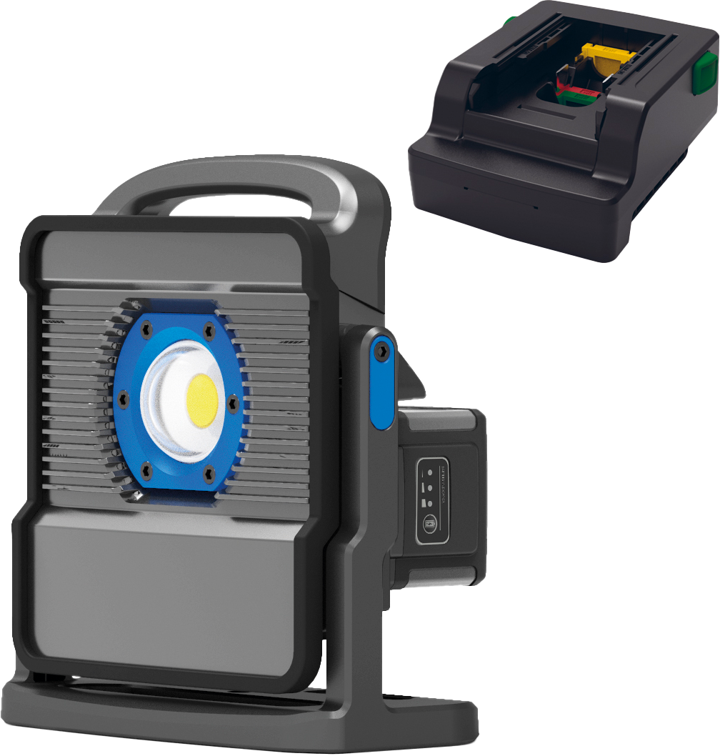2273550 BLUE ELECTRIC ARBEJDSLAMPE 40W