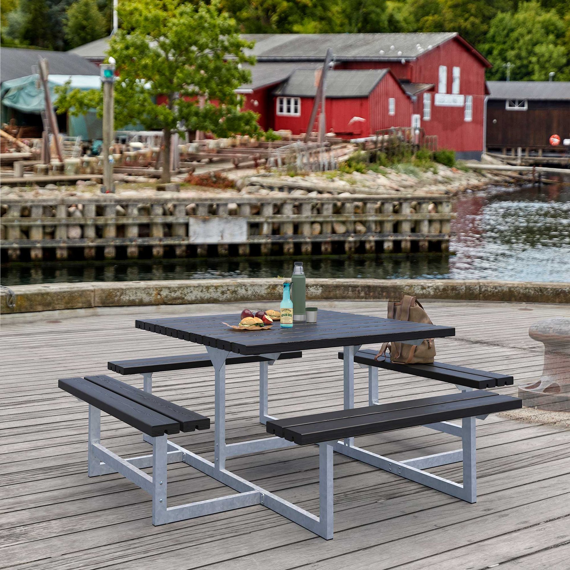 2274977 PLUS PICNIC BORDBÆNKESÆT SORT 2