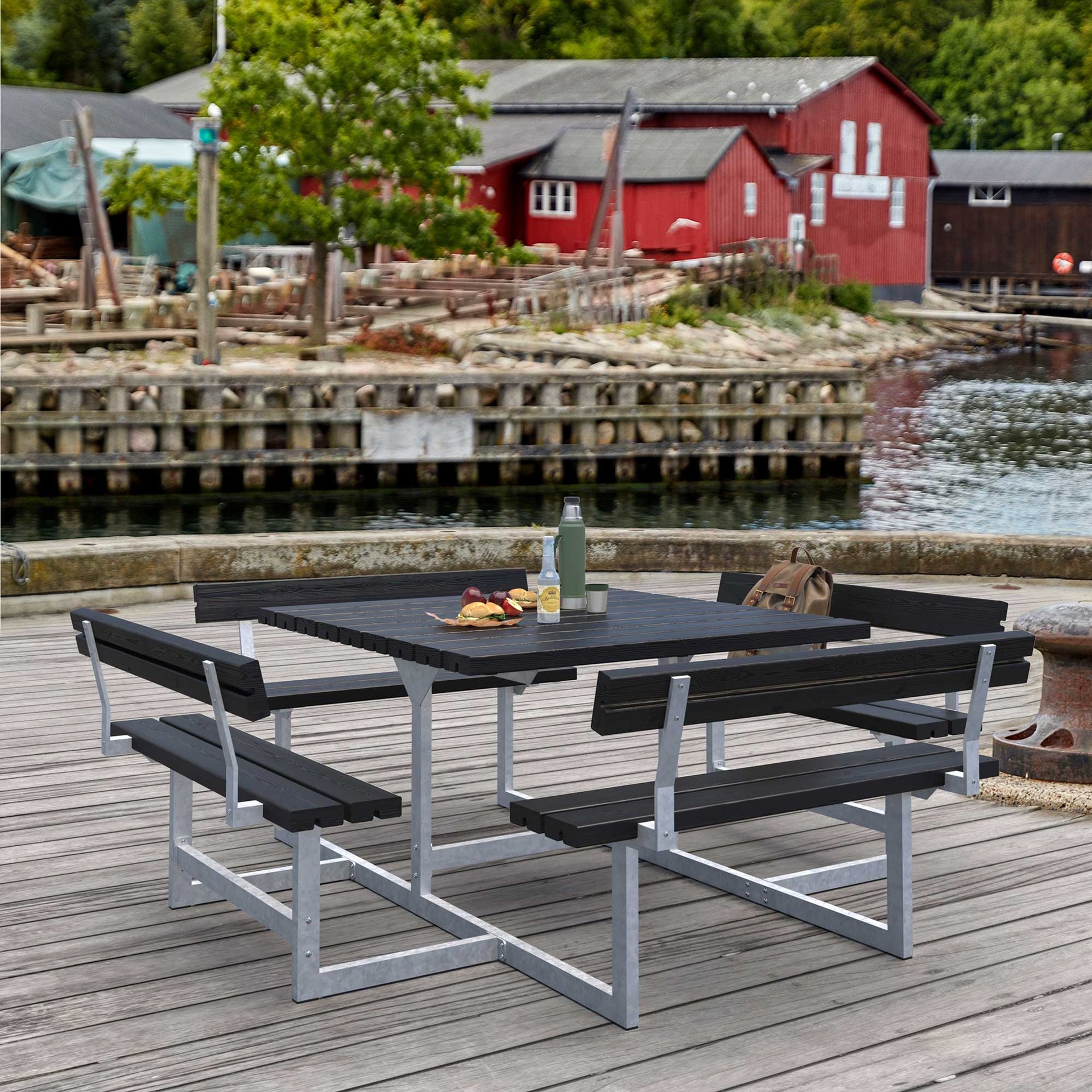 2274988 PLUS PICNIC BORDBÆNKESÆT SORT 2