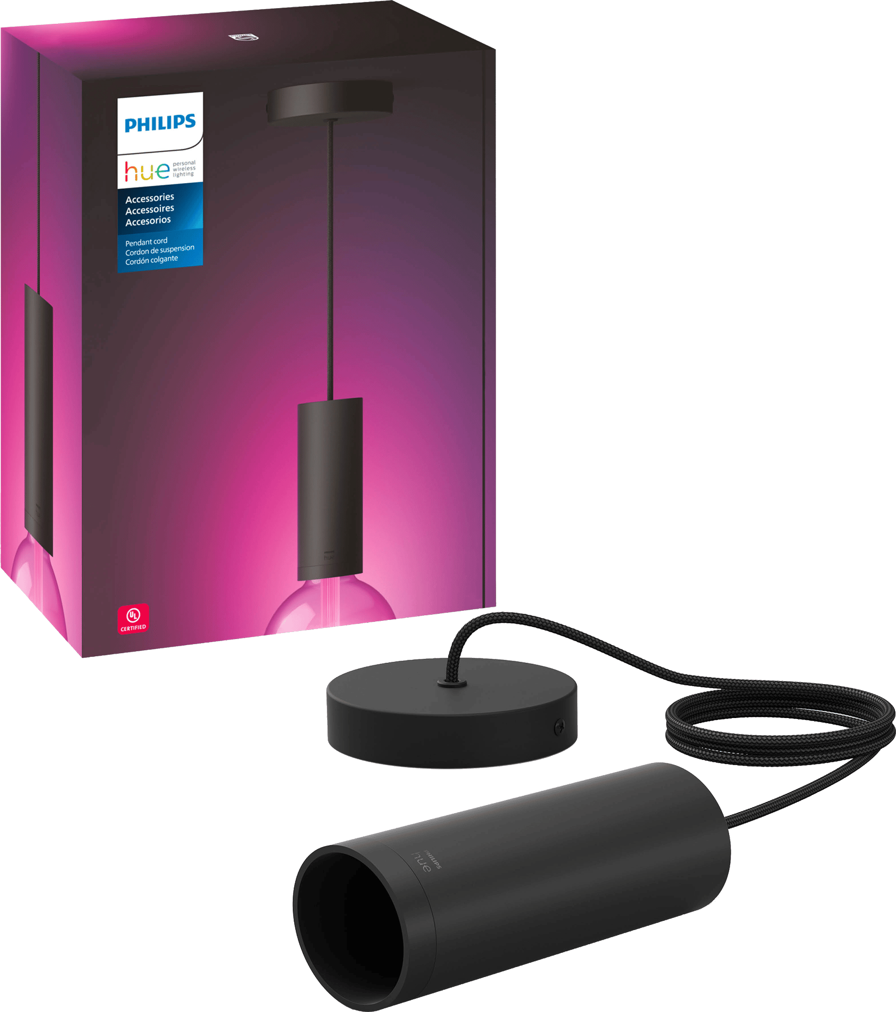 2306011 PHILIPS HUE PENDELOPHAENG SORT