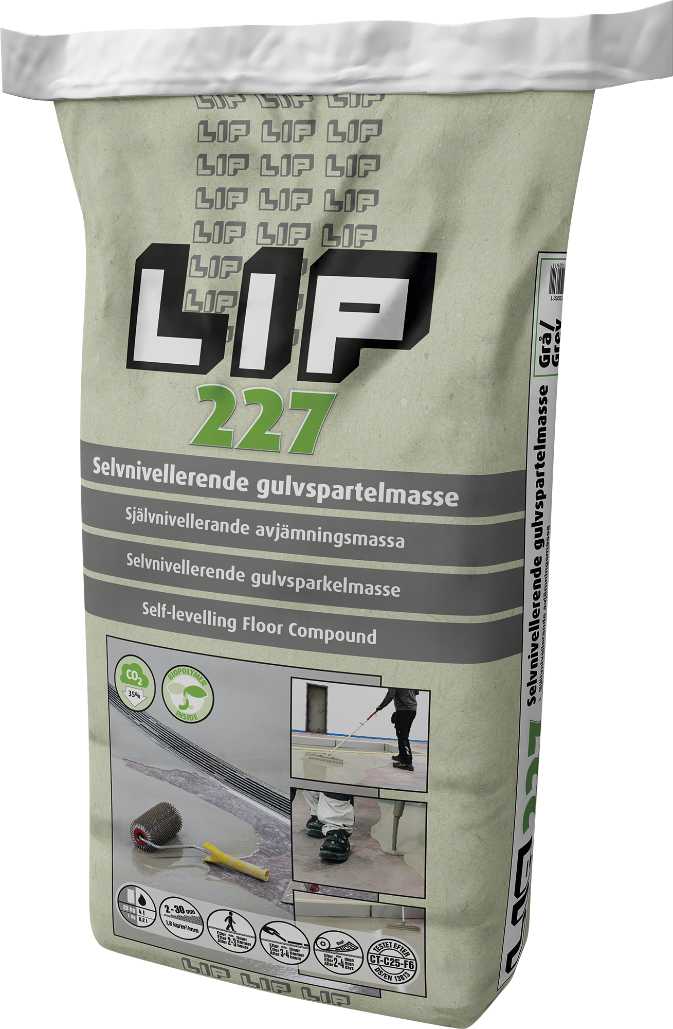2315677 LIP 227 GULVSPARTELMASSE 20KG