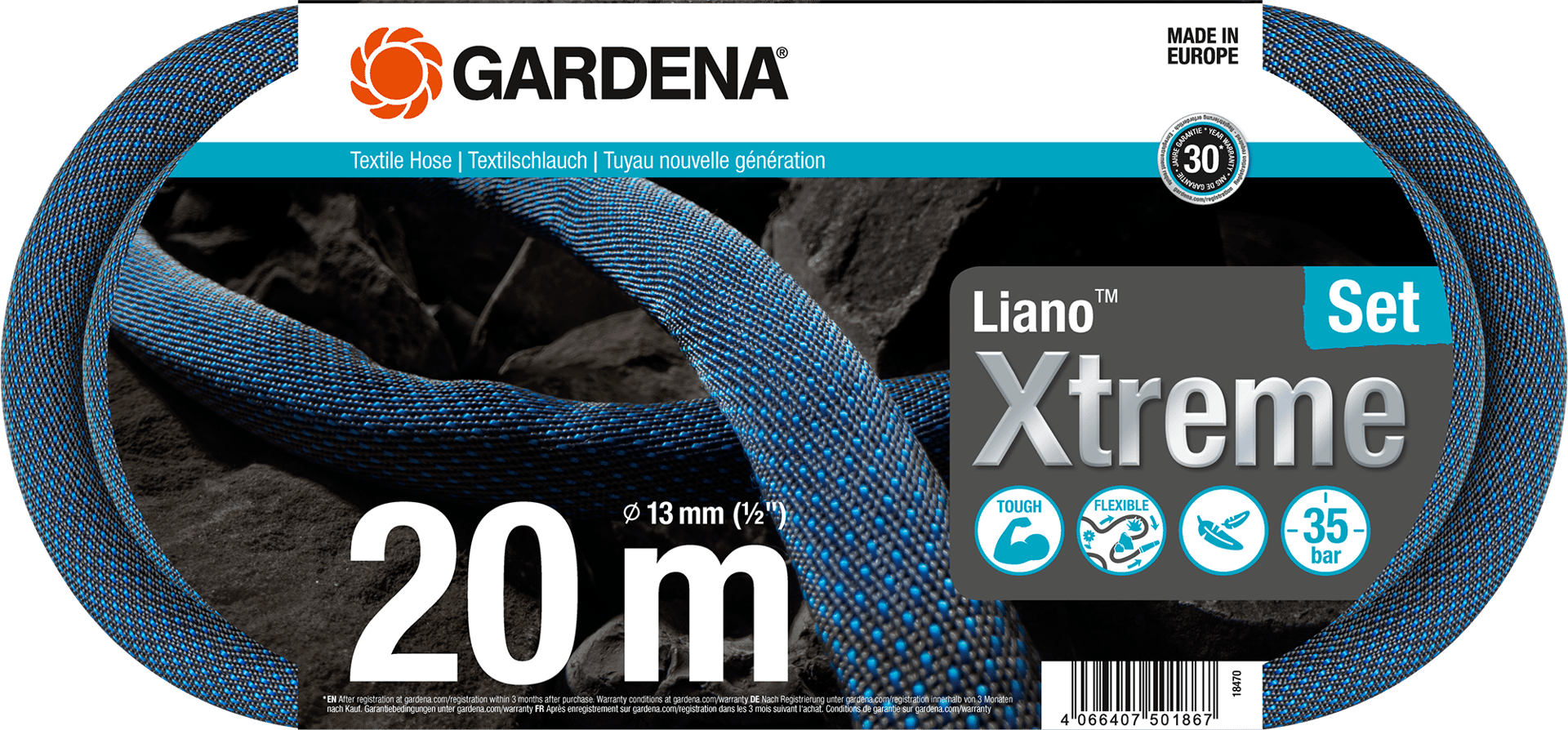 2321232 GARDENA TEKSTILSLANGE LIANO