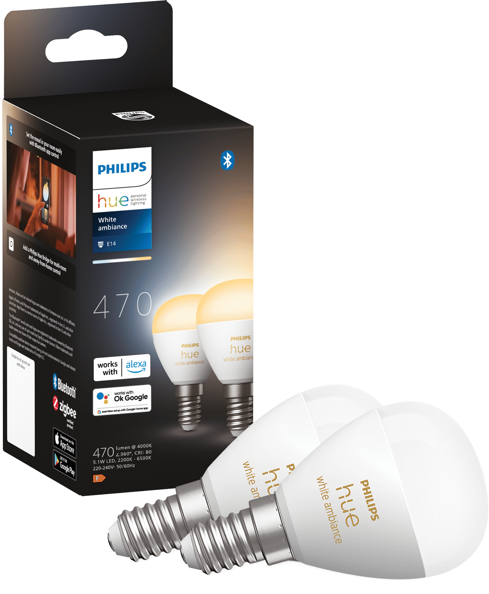 2369994 PHILIPS HUE KRONEPÆRE 2 PAK