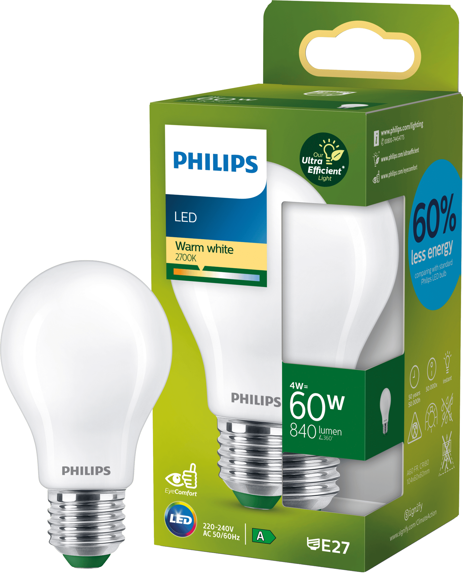 2377018 PHILIPS LED STANDARD PAERE 60W