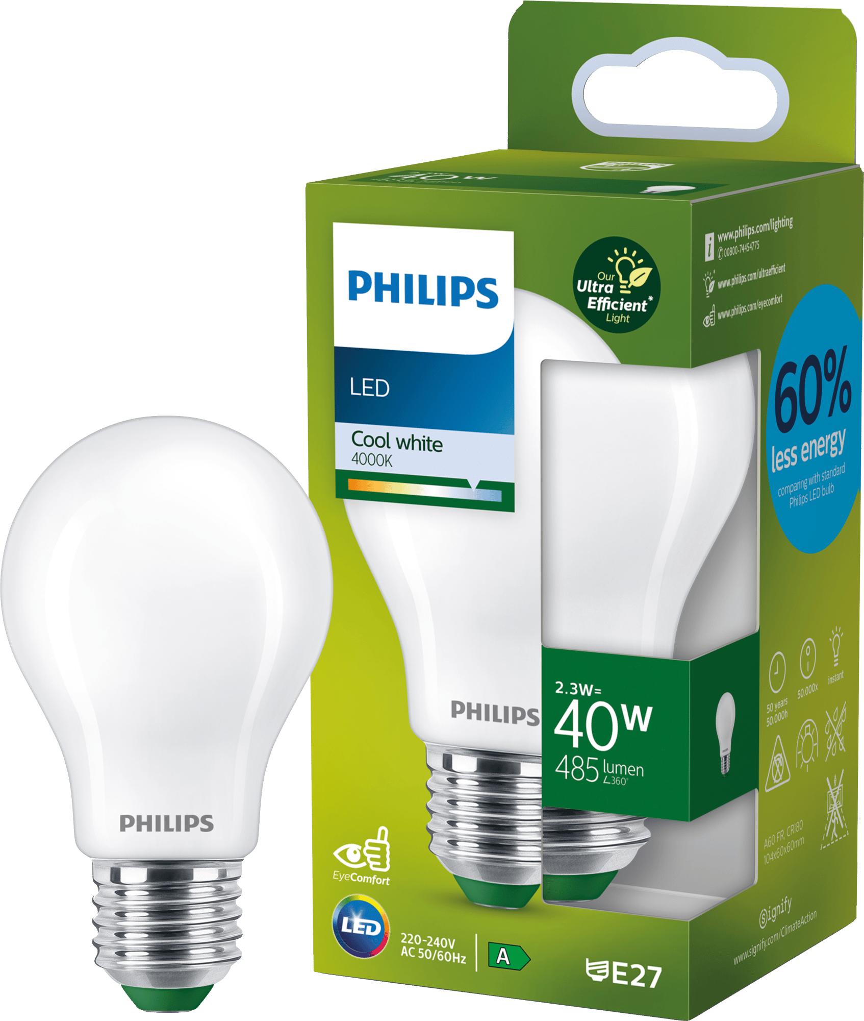 2377798 PHILIPS LED STANDARD PAERE 60W
