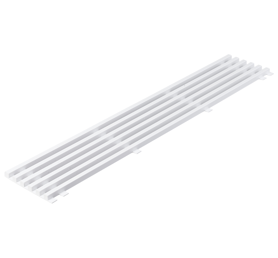 2414266 KØLESKABSRIST 125 HVID 10X60CM