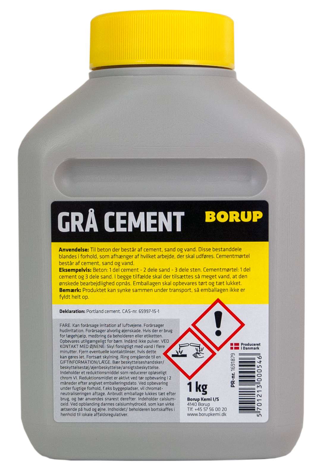 3762010 GRÅ CEMENT 1 KG