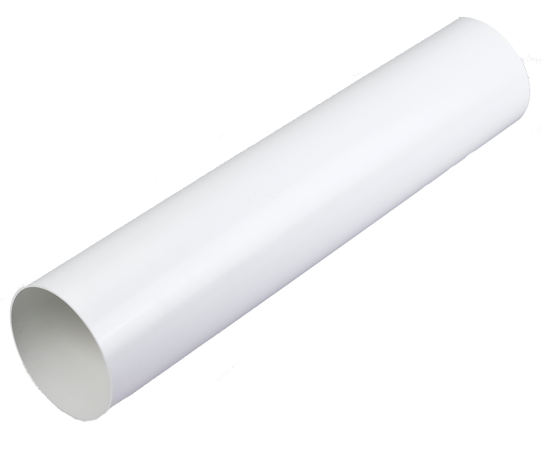 5018174 HVID VENT RØR Ø150MM 100CM