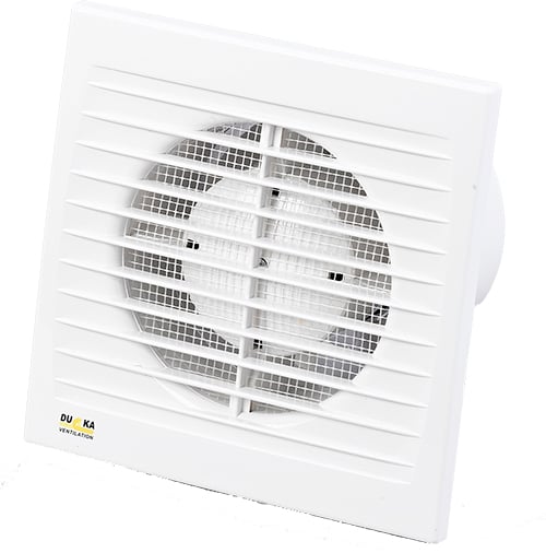 5018183 DUKA VENTILATOR EL 600 TH FUGT OG TIDSSTYRET Ø 100 MM Web