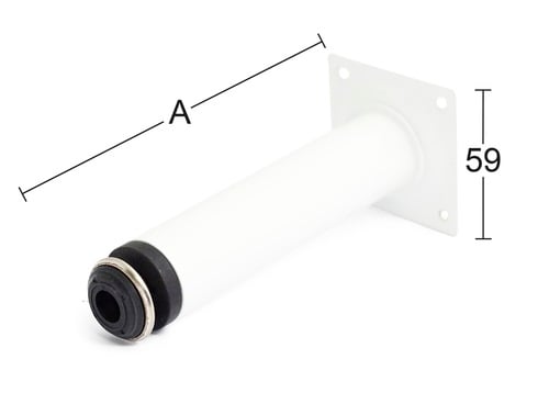 5101008 HABO BORDBEN Ø30X120MM BØRSTET 1