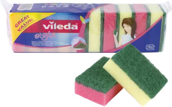 5178008 VILEDA GRYDESVAMP RAINBOW 10ST