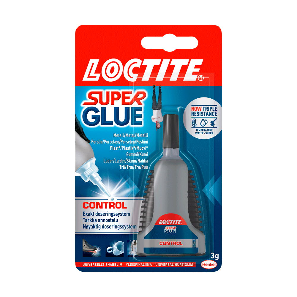 5186001 LOCTITE SUPER GLUE CONTROL 3G