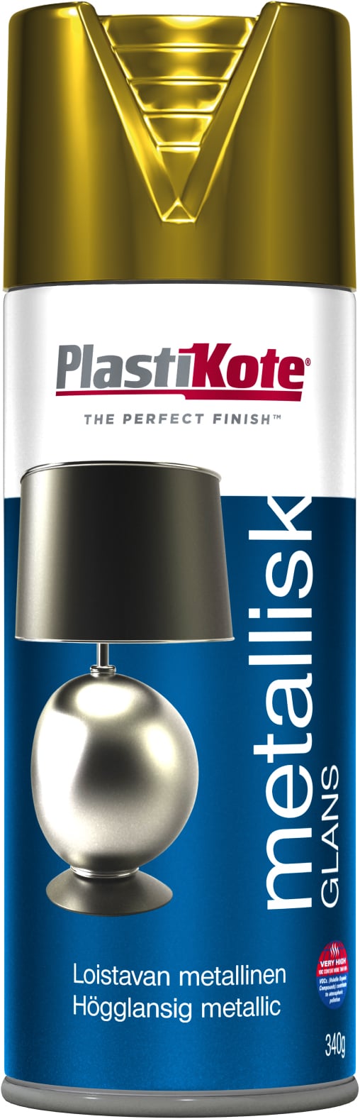 5652112 Plastikote Brilliant Metallic Guld