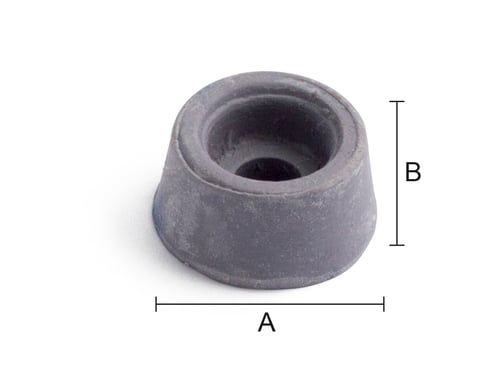 5712849 HABO DØRSTOPPER 20X10MM GRÅ 1