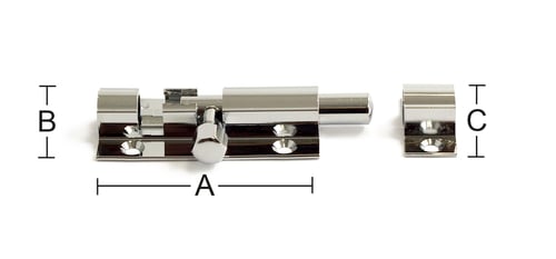 5746080 HABO SKUDRIGLE 50MM KROM 1