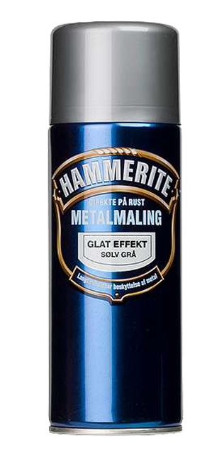 5813618 HAMMERITE GLAT SØLV SPRAY
