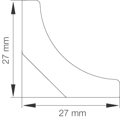 5813629 PRIMO HULKEHLLISTE HVID 27X27
