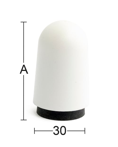 5850936 HABO DØRSTOPPER HVID 44MM 1