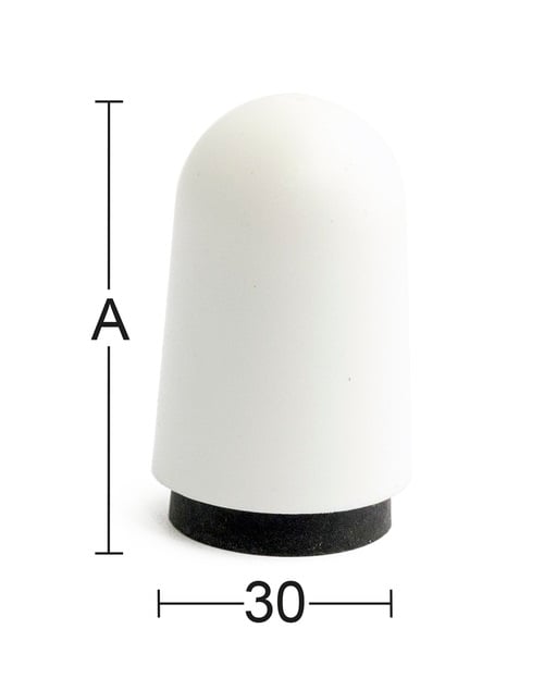 5850937 HABO DØRSTOPPER HVID 75MM 1