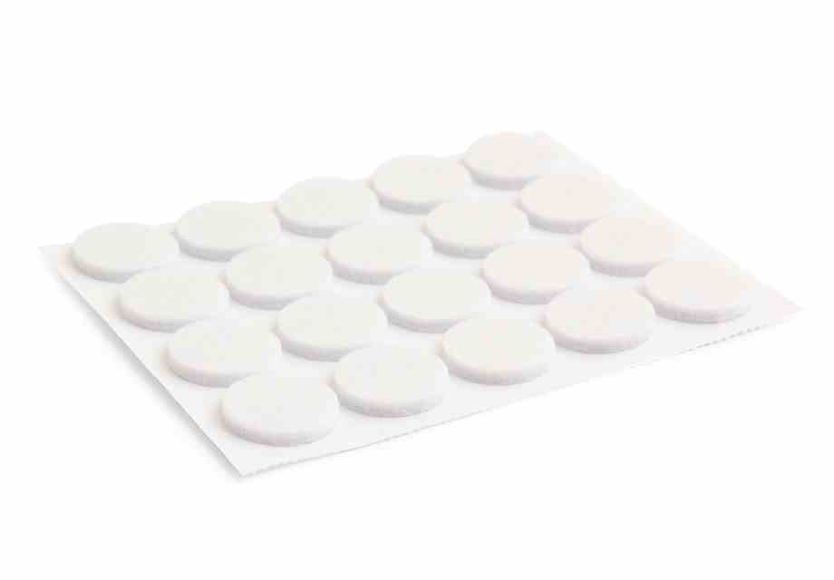 5851143 HABO FILTKNOPPER SELVKLÆBENDE 17MM 20 STK PR ARK