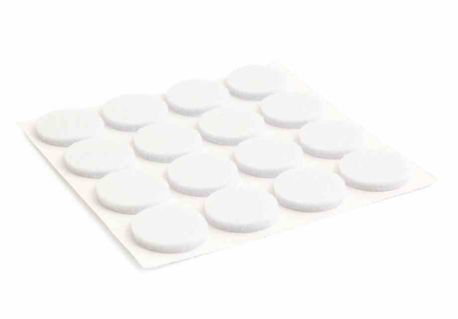 5851144 HABO FILTKNOPPER SELVKLÆBENDE 20MM 16 STK PR ARK