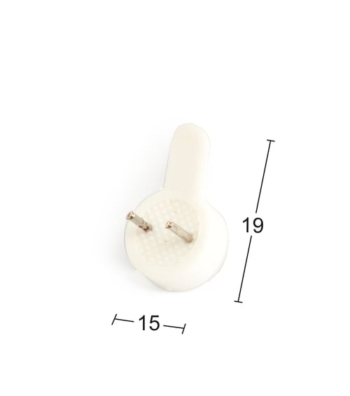 5931407 HABO BETONKROG 15X19MM HVID 1