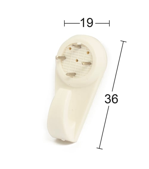 5931408 HABO BETONKROG 19X36MM HVID 1