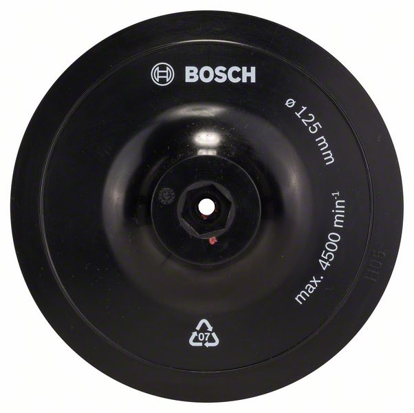 7025471 BOSCH GUMMIBAGSKIVE Ï125MM VELCRO LUK