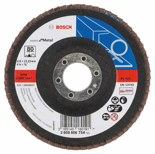 7361546 BOSCH SLIBERONDEL 115 K80 1STK