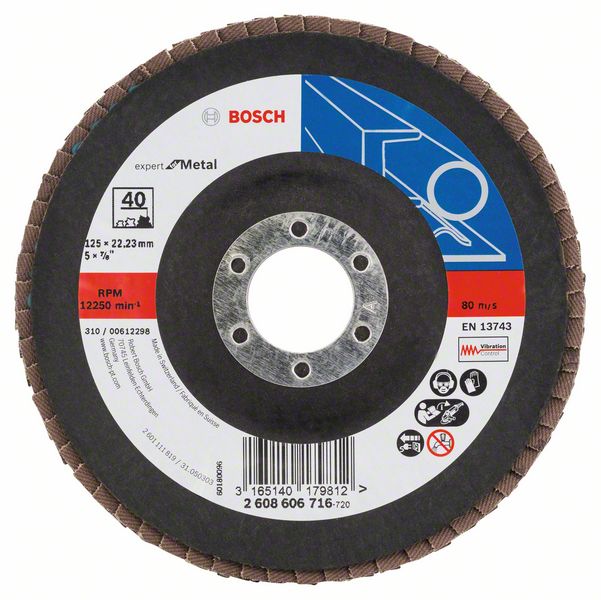 7361611 BOSCH SLIBERONDEL 125 K40 1STK