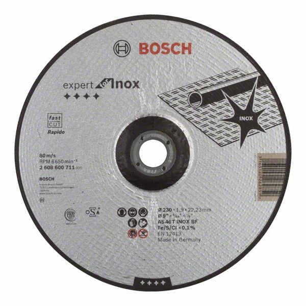 7378696 BOSCH SKÆRESKIVE RAPIDO INOX