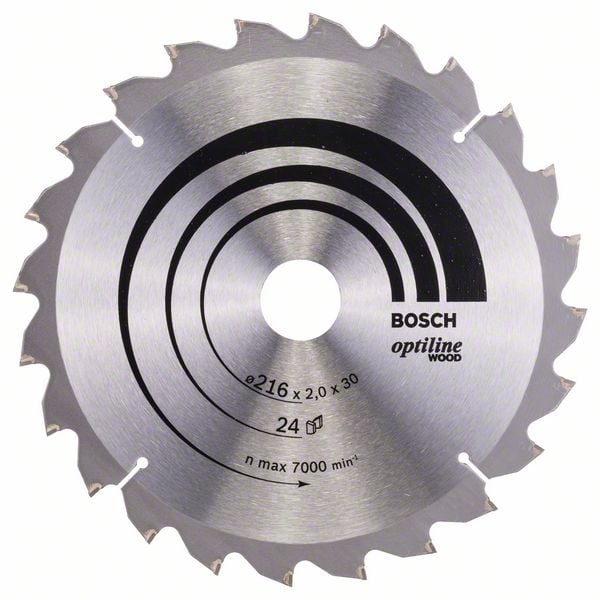 7422230 BOSCH RUNDSAVKLINGE Ø216X30MM
