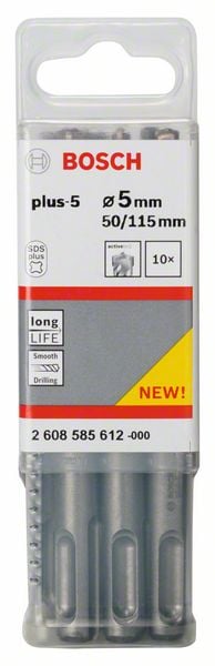 7429271 BOSCH HAMMERBOR Ï5X50 110MM S4L 10PAK