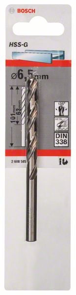 7429990 BOSCH METALBOR HSS G S 6 5X101