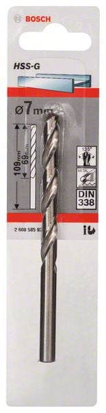7429995 BOSCH METALBOR HSS G S 7X109MM