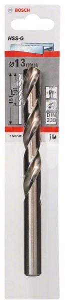 7430007 BOSCH METALBOR HSS G S 13X151