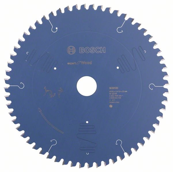 7433613 BOSCH RUNDSAVKL 250X2 4X30MM 60T EXP WOOD
