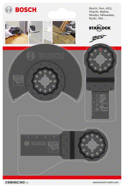 7436206 BOSCH Savklingesãt Trã OMT BASIS 3 DELE