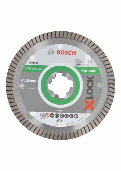 7439874 BOSCH DIAMANTSKIVE X LOCK