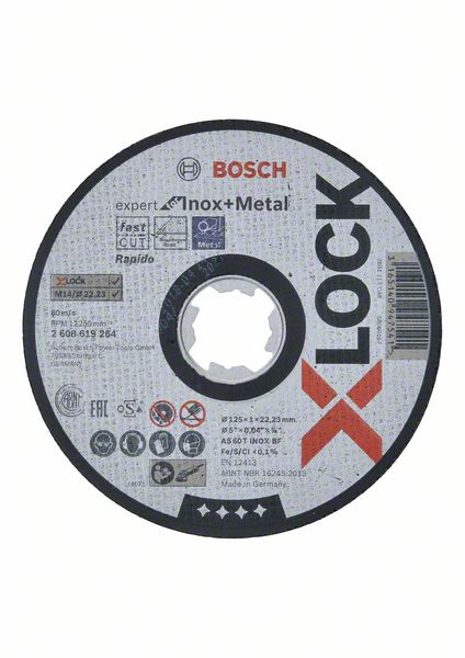 7439914 BOSCH SKÆRESKIVE X LOCK INOX