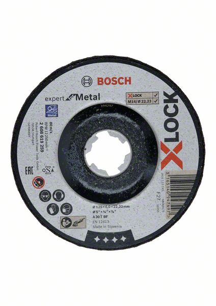 7439926 BOSCH SKRUBSKIVE X LOCK METAL