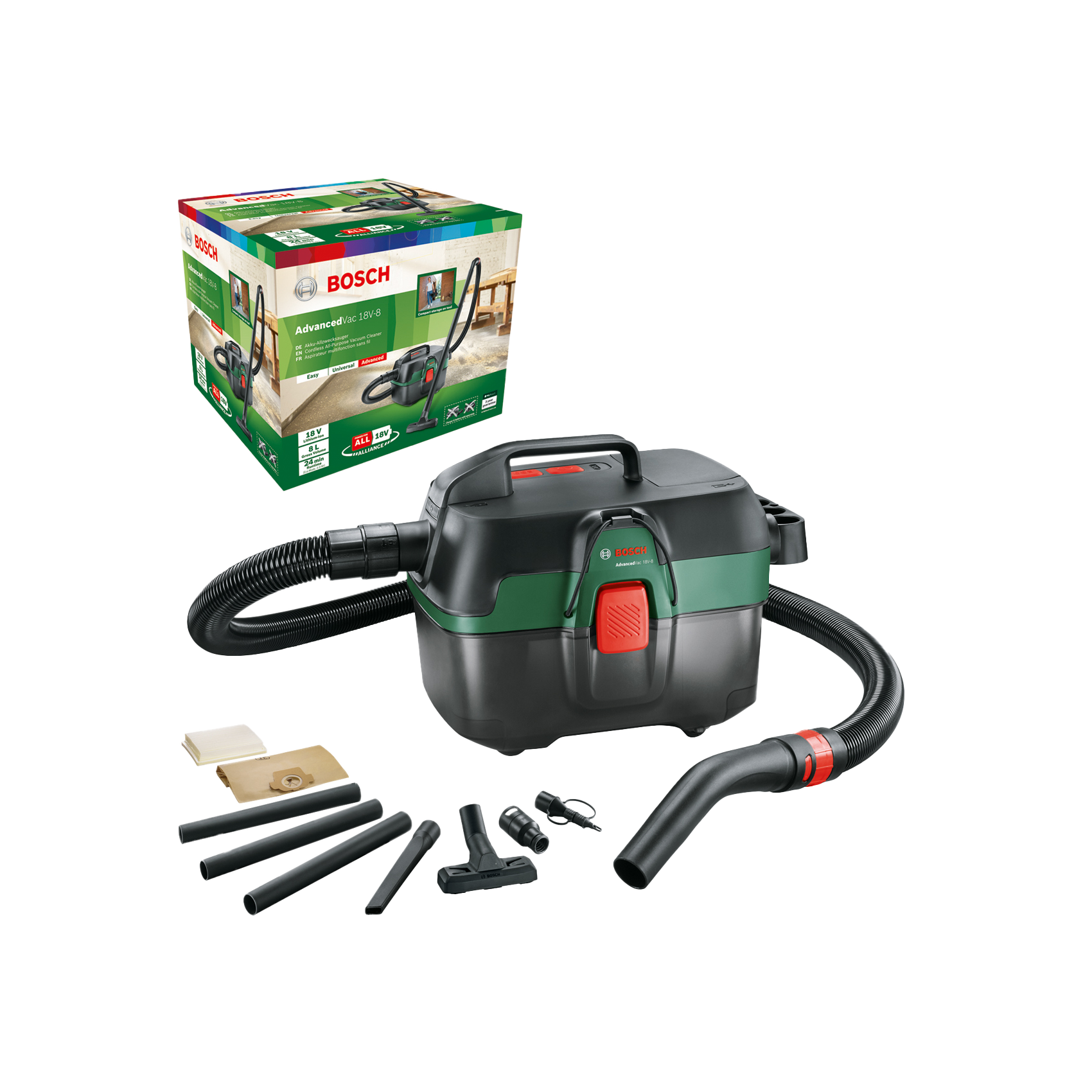 7442162 BOSCH 18V STØVSUGER
