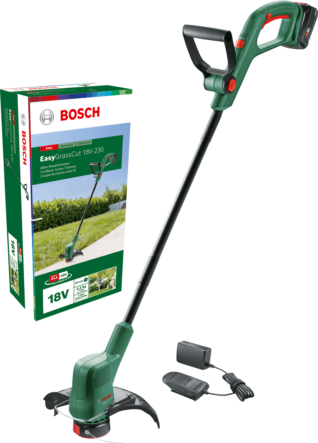 7442271 BOSCH AKKU GRÆSTRIMMER EASY