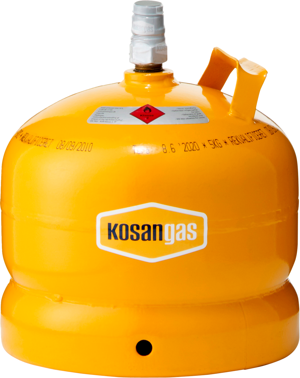 7742711 #5 KG KOSAN STÅL GASFLASKE TOM