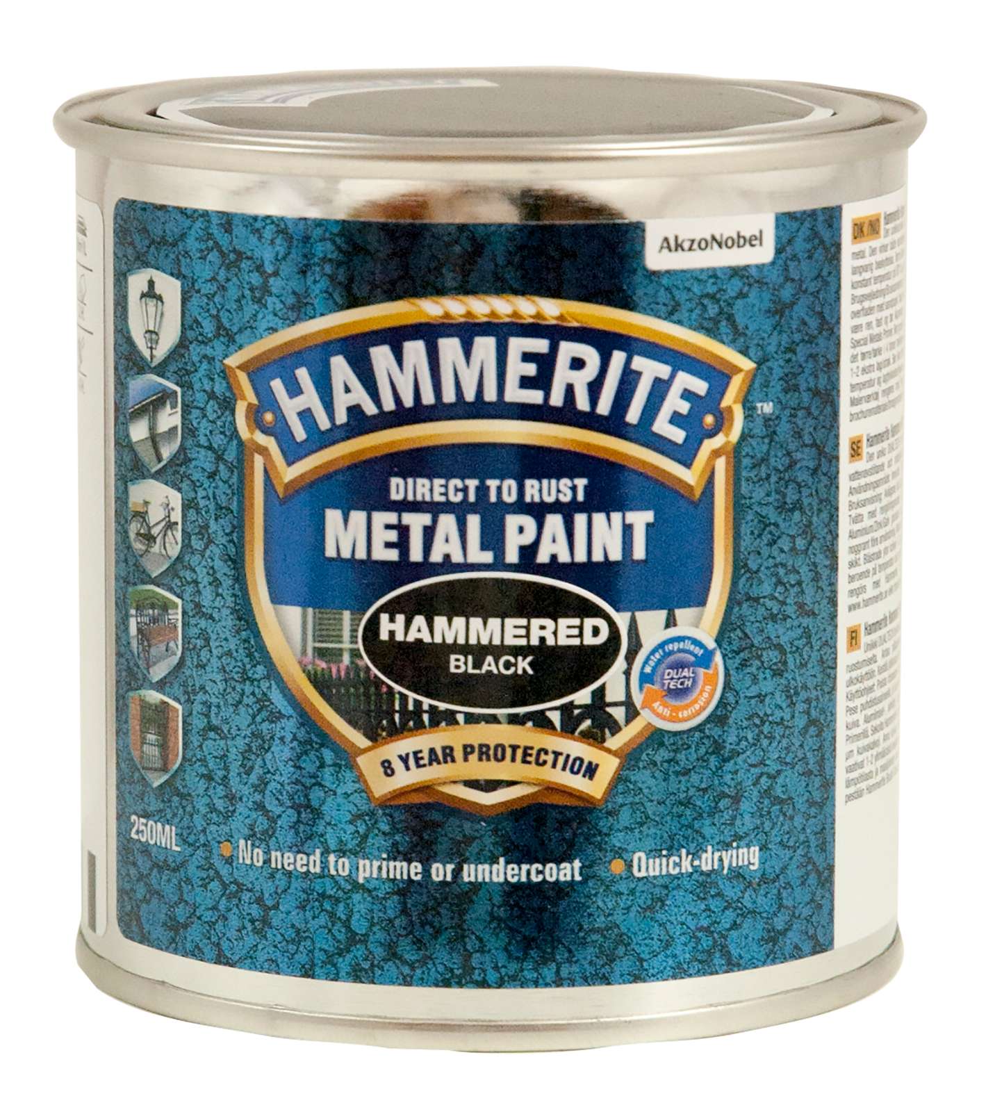 8015943 HAMMERITE HAMMER SORT 250 ML