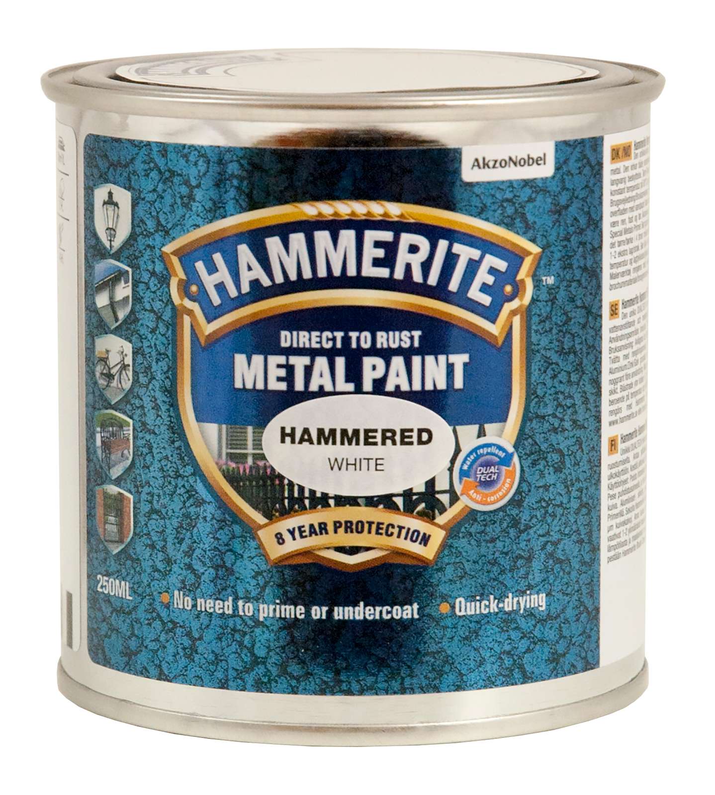8015976 HAMMERITE HAMMER EFFEKT HVID