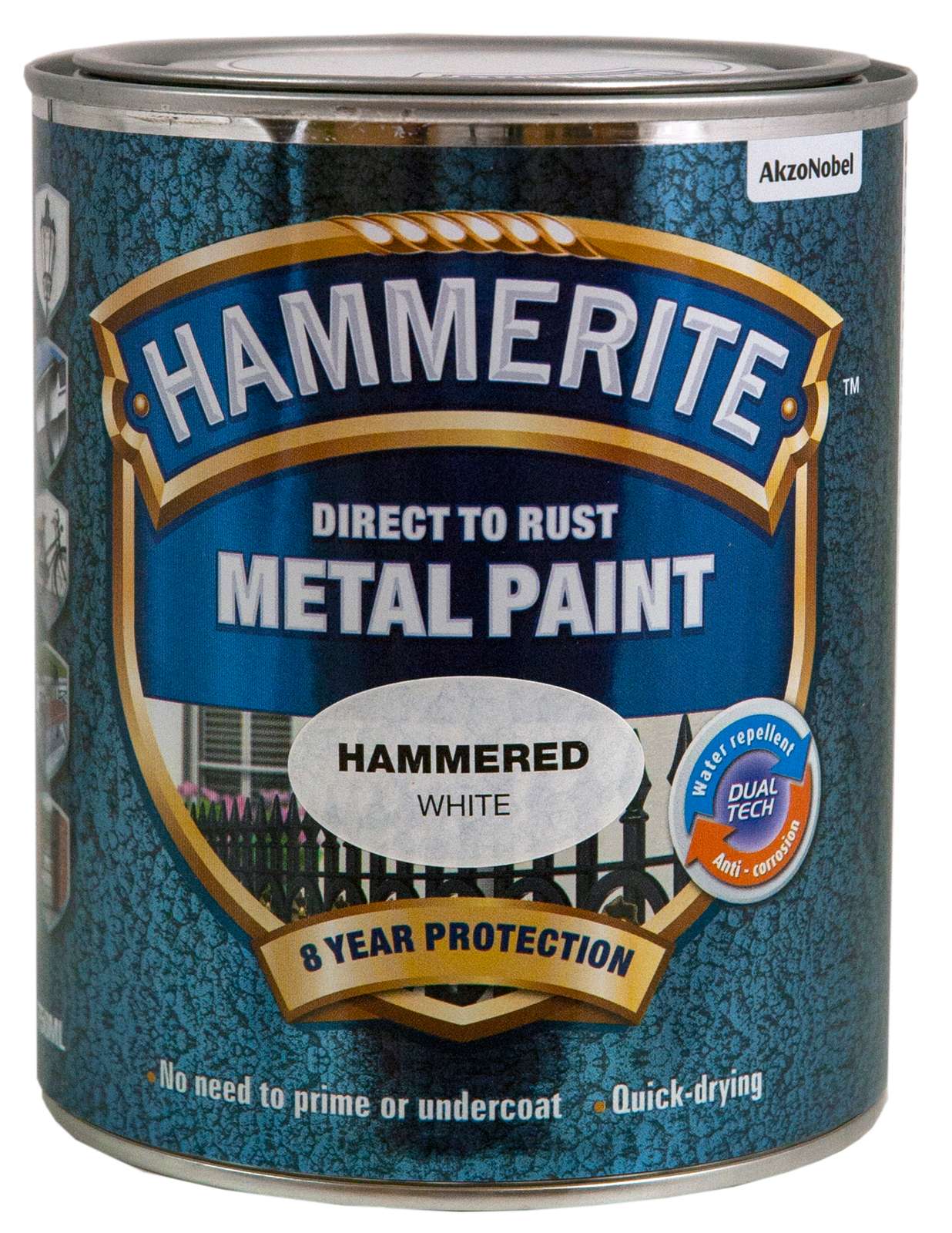 8015984 HAMMERITE GLAT GRÅHVID 750 ML