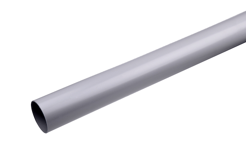 8621575 PLASTMO NEDLØBSRØR GRÅ 75 MM