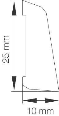 8977365 PRIMO SANDLISTE HVID 10X25
